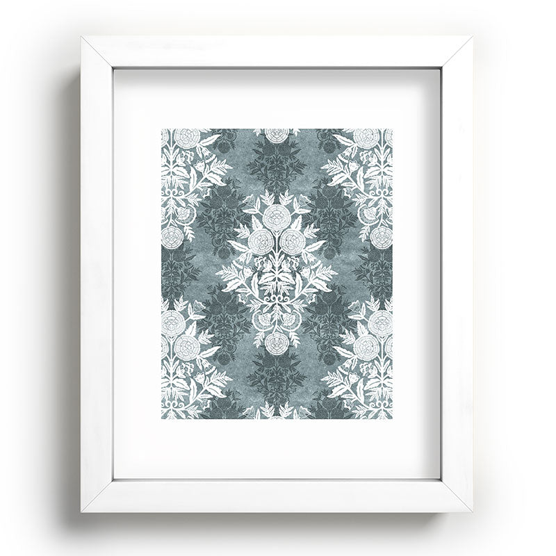 Marta Barragan Camarasa Antique Victorian Floral Recessed Framing Rectangle