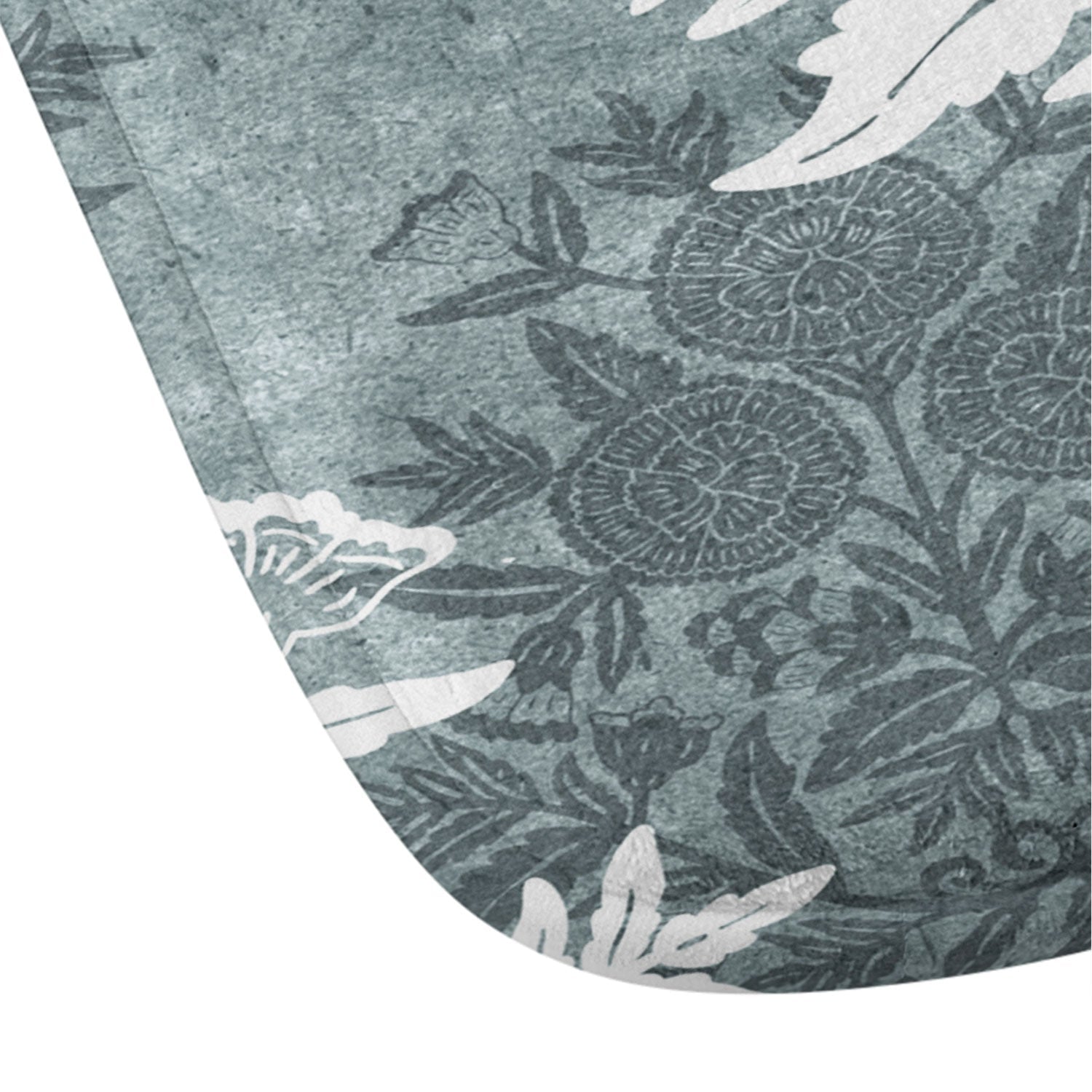 Marta Barragan Camarasa Antique Victorian Floral Memory Foam Bath Mat