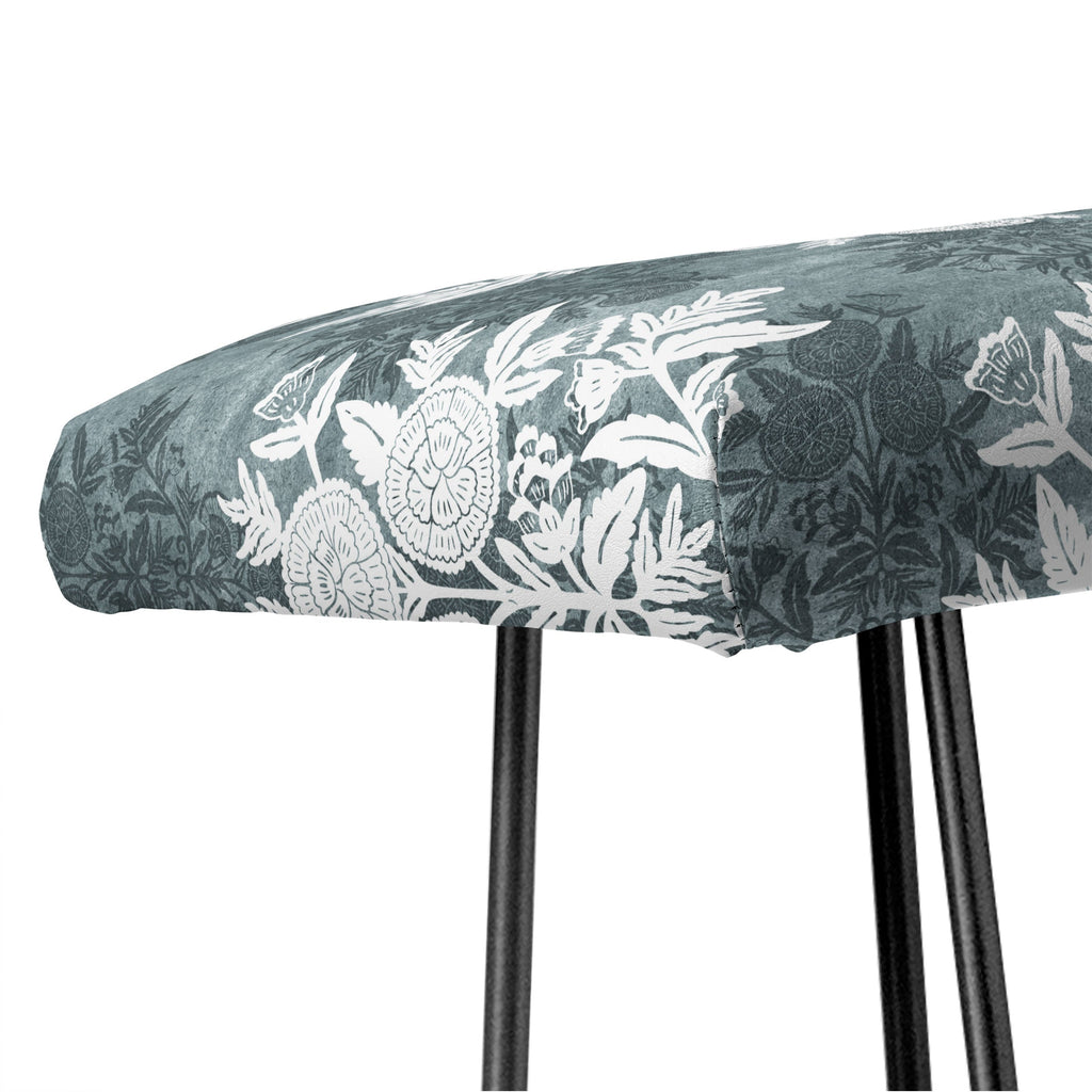 Marta Barragan Camarasa Antique Victorian Floral Bench