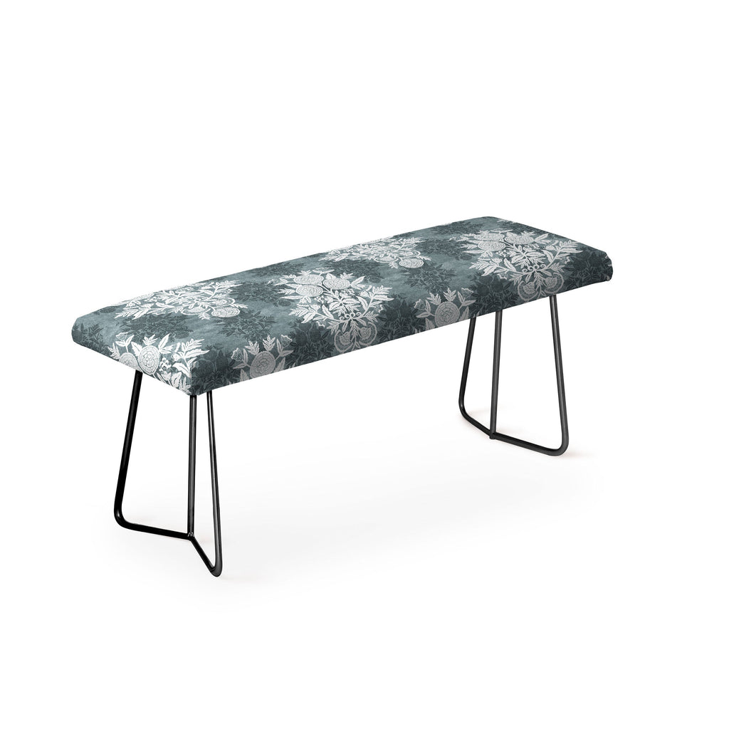Marta Barragan Camarasa Antique Victorian Floral Bench