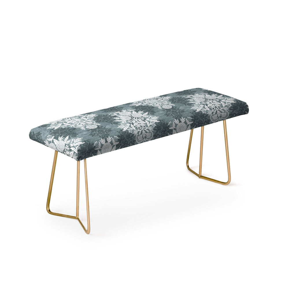 Marta Barragan Camarasa Antique Victorian Floral Bench