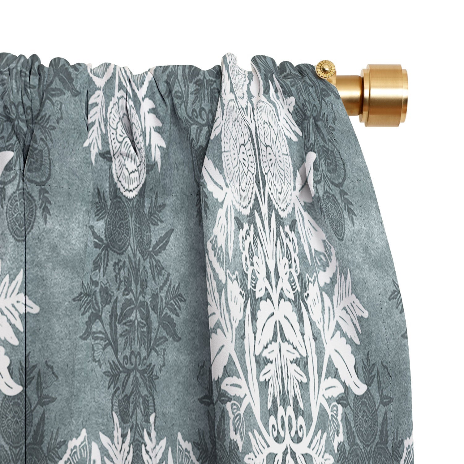 Marta Barragan Camarasa Antique Victorian Floral Blackout Window Curtain