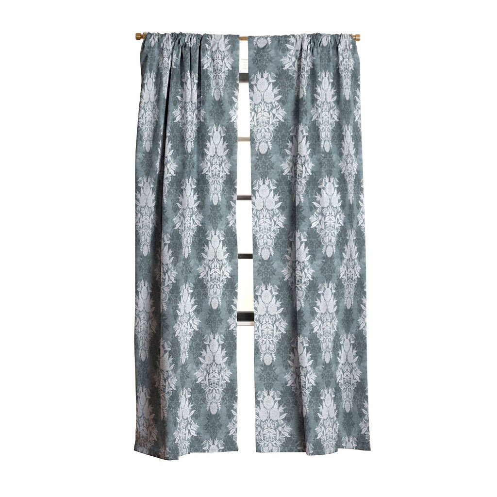 Marta Barragan Camarasa Antique Victorian Floral Blackout Window Curtain