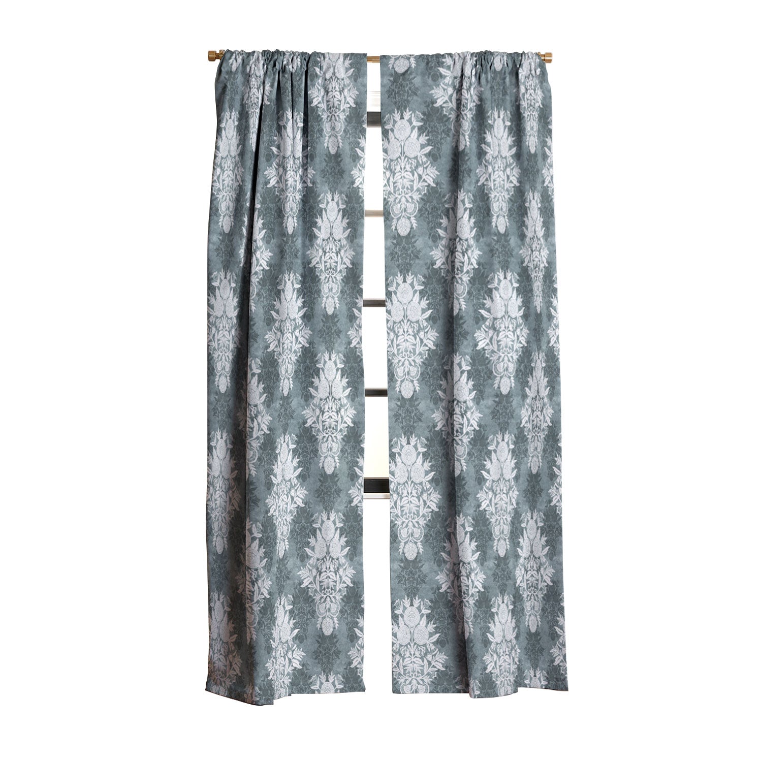 Marta Barragan Camarasa Antique Victorian Floral Blackout Window Curtain