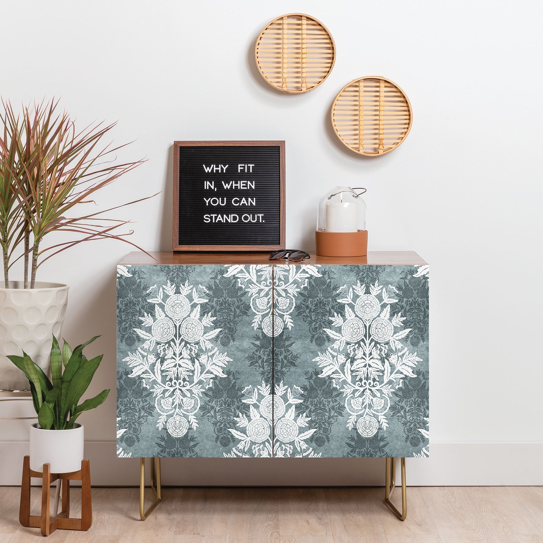 Marta Barragan Camarasa Antique Victorian Floral Credenza