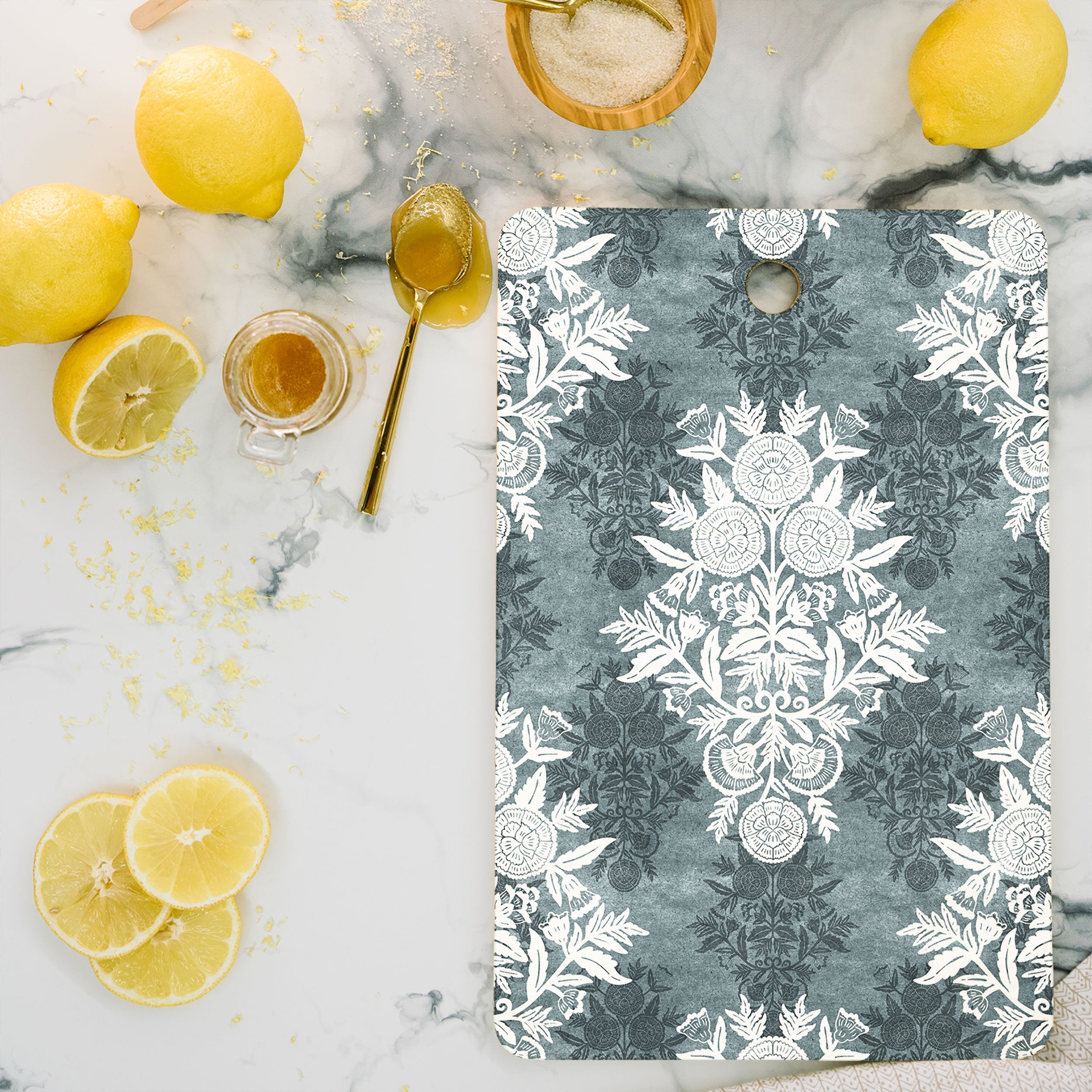 Marta Barragan Camarasa Antique Victorian Floral Cutting Board Rectangle