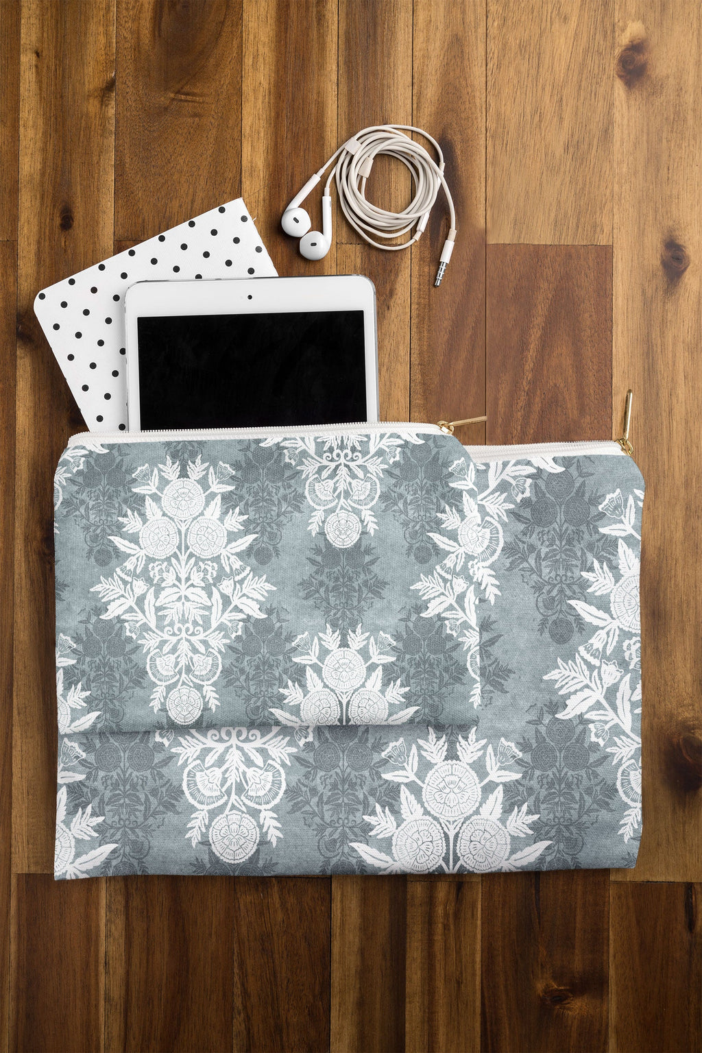 Marta Barragan Camarasa Antique Victorian Floral Pouch