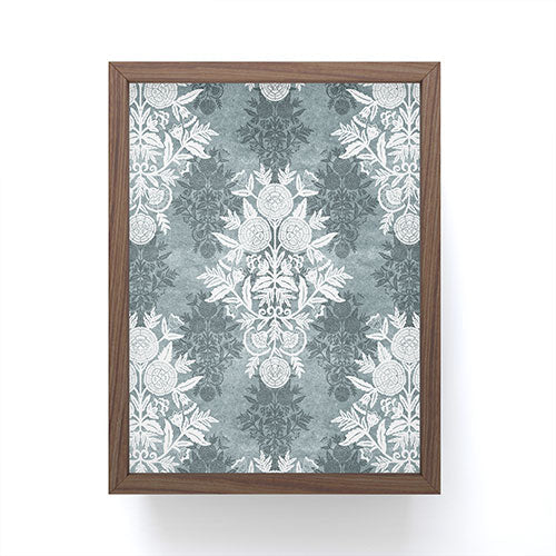 Marta Barragan Camarasa Antique Victorian Floral Framed Mini Art Print