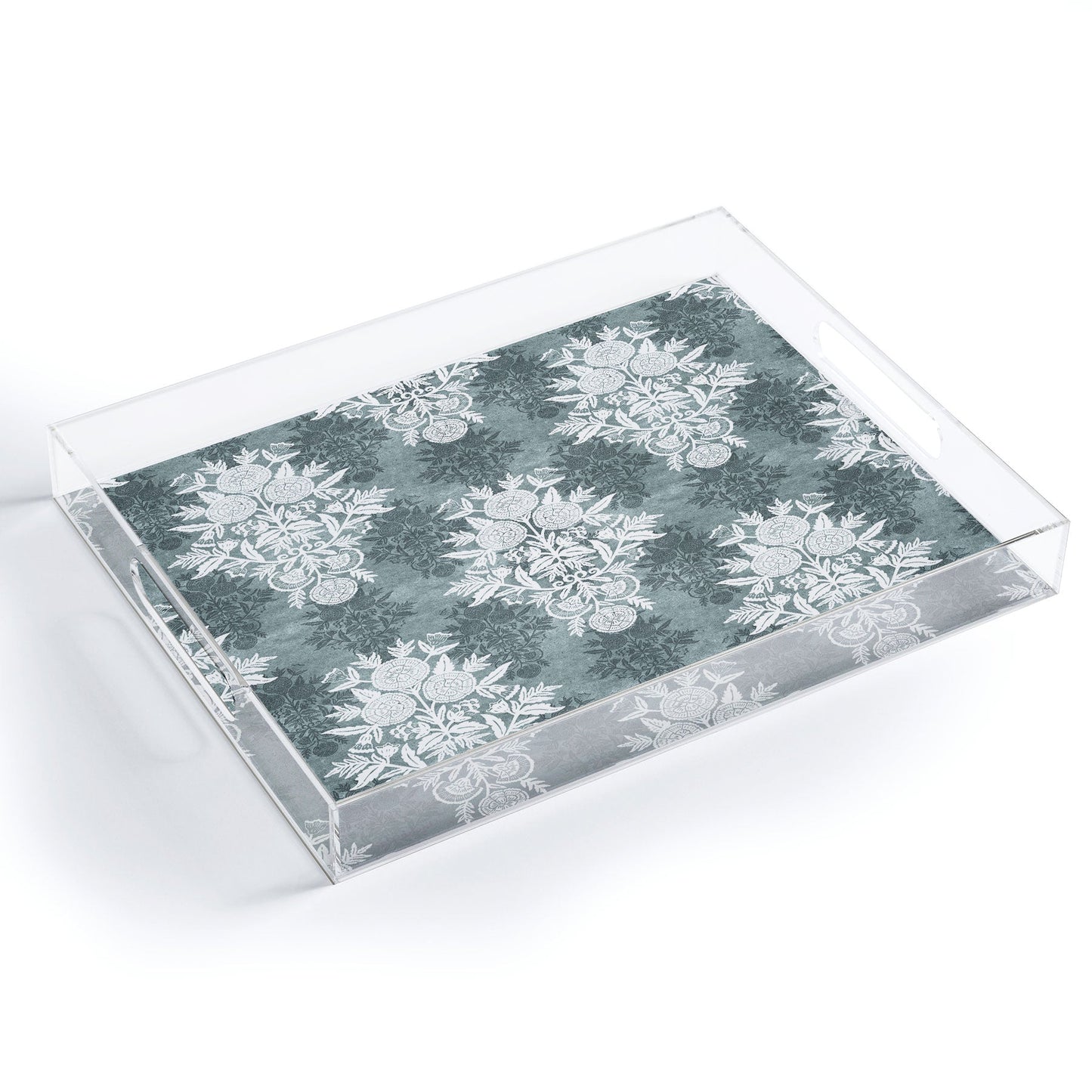 Marta Barragan Camarasa Antique Victorian Floral Acrylic Tray