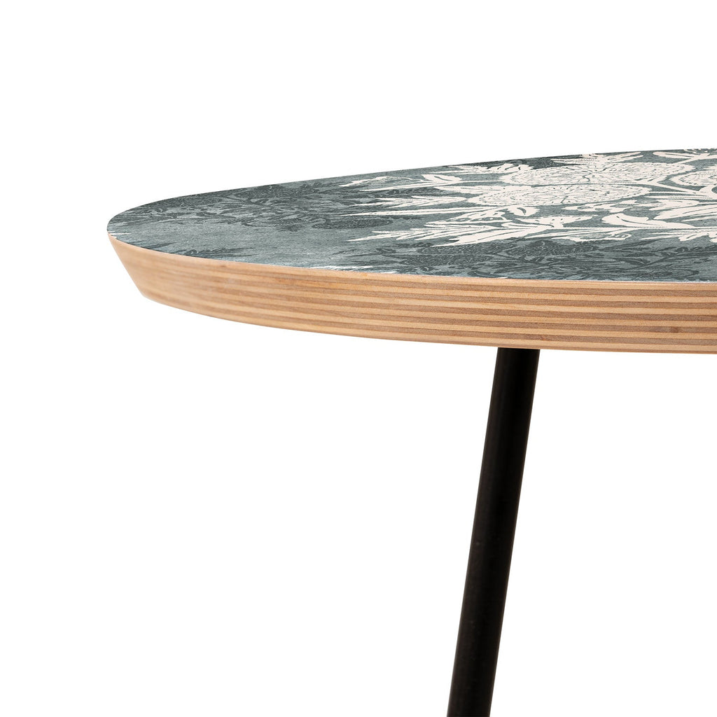 Marta Barragan Camarasa Antique Victorian Floral Round Side Table