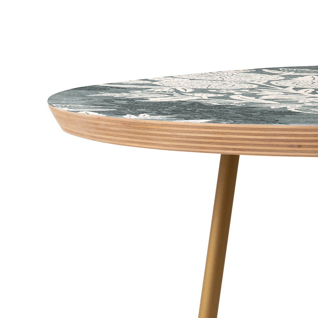 Marta Barragan Camarasa Antique Victorian Floral Round Side Table