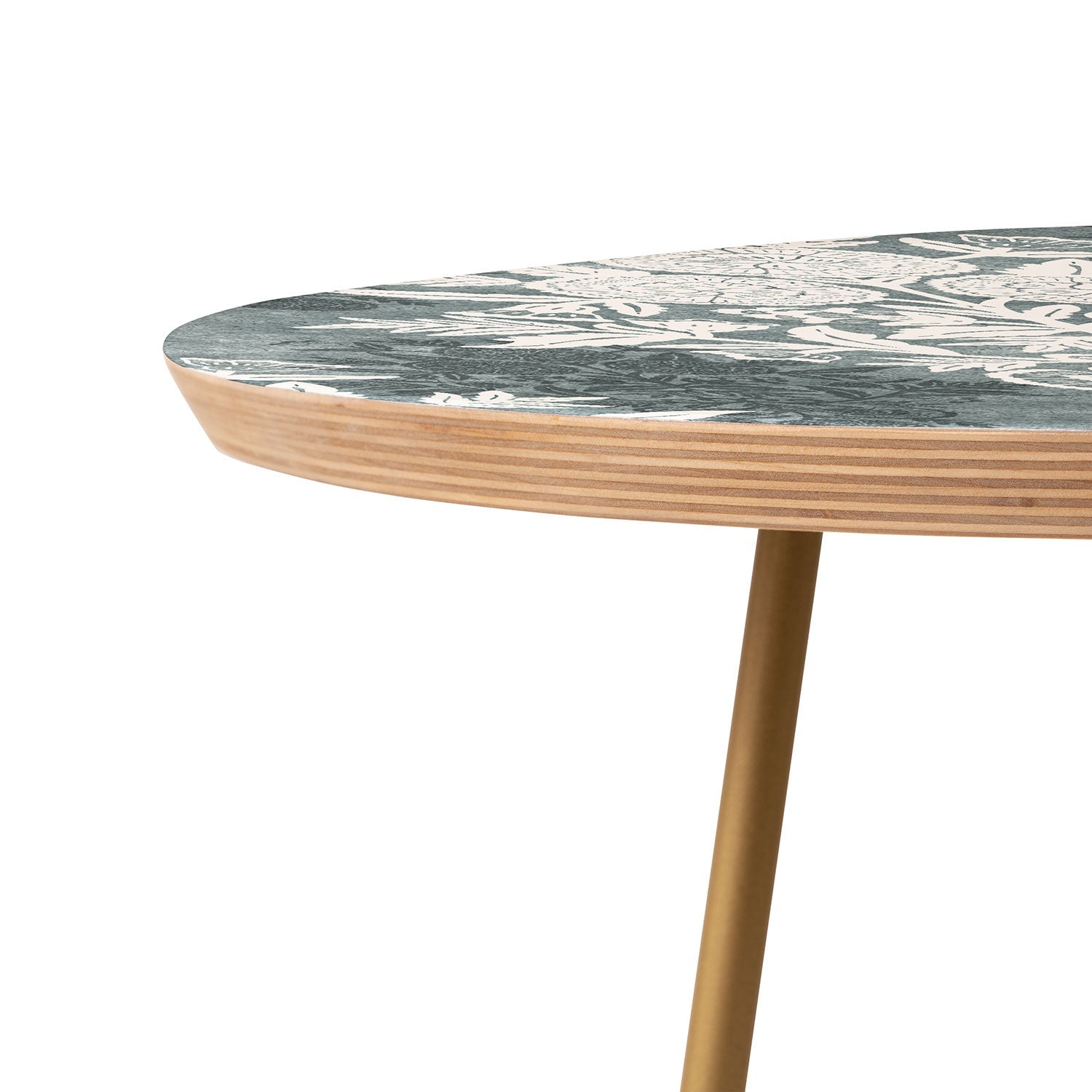 Marta Barragan Camarasa Antique Victorian Floral Round Side Table