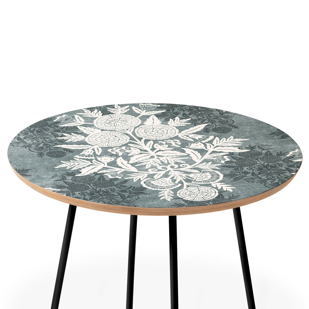 Marta Barragan Camarasa Antique Victorian Floral Round Side Table