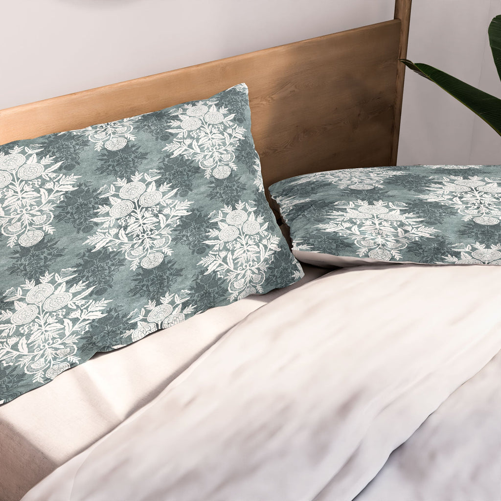 Marta Barragan Camarasa Antique Victorian Floral Pillow Shams