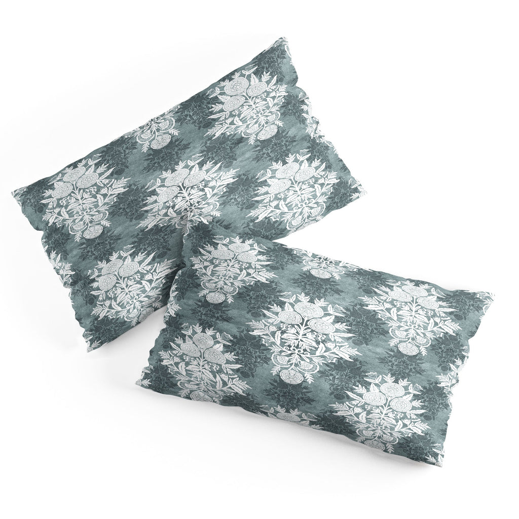 Marta Barragan Camarasa Antique Victorian Floral Pillow Shams