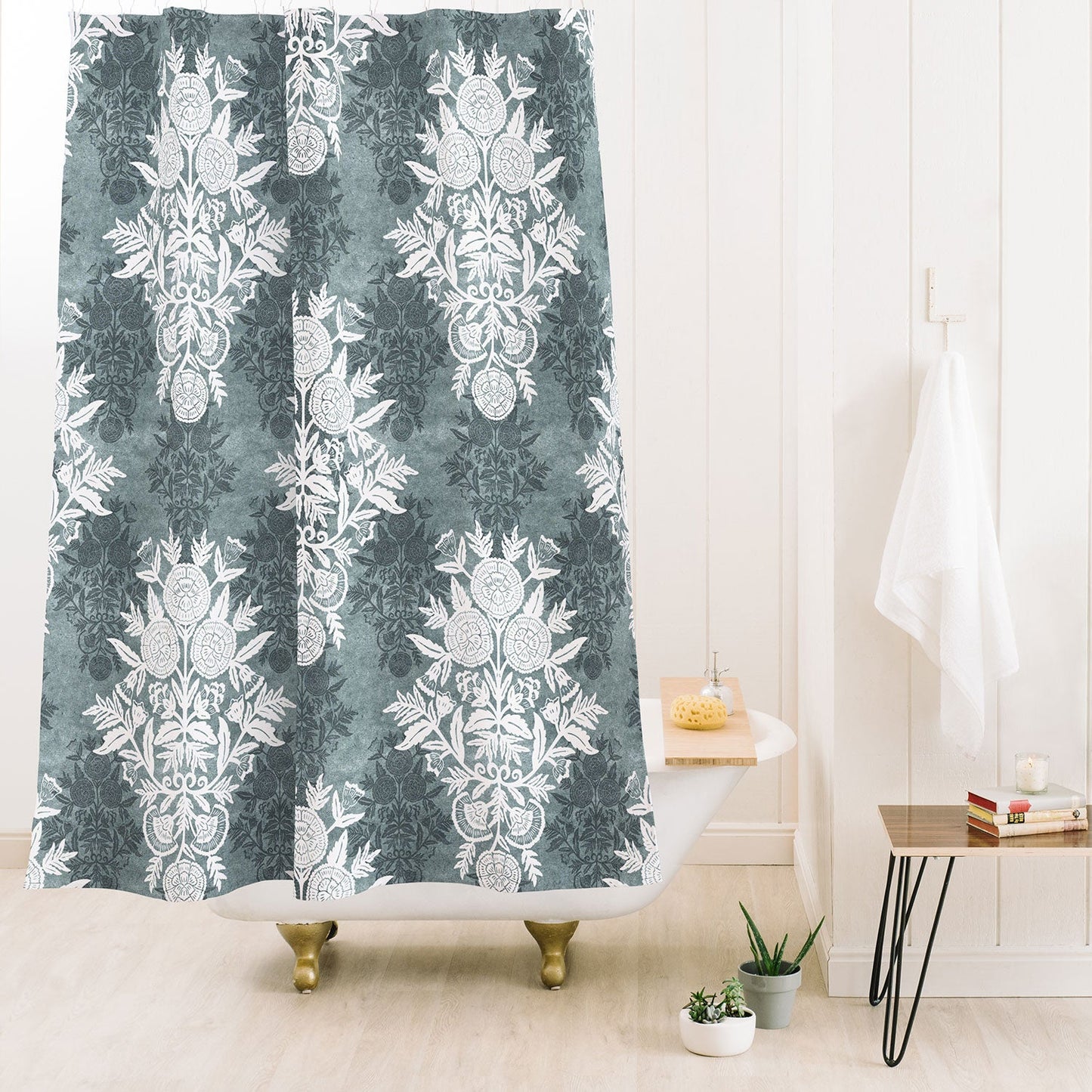 Marta Barragan Camarasa Antique Victorian Floral Shower Curtain