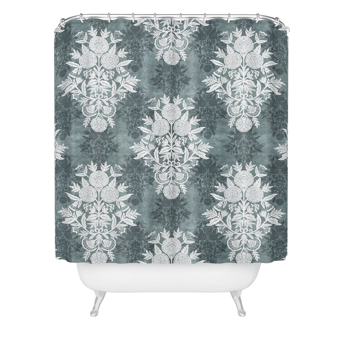 Marta Barragan Camarasa Antique Victorian Floral Shower Curtain