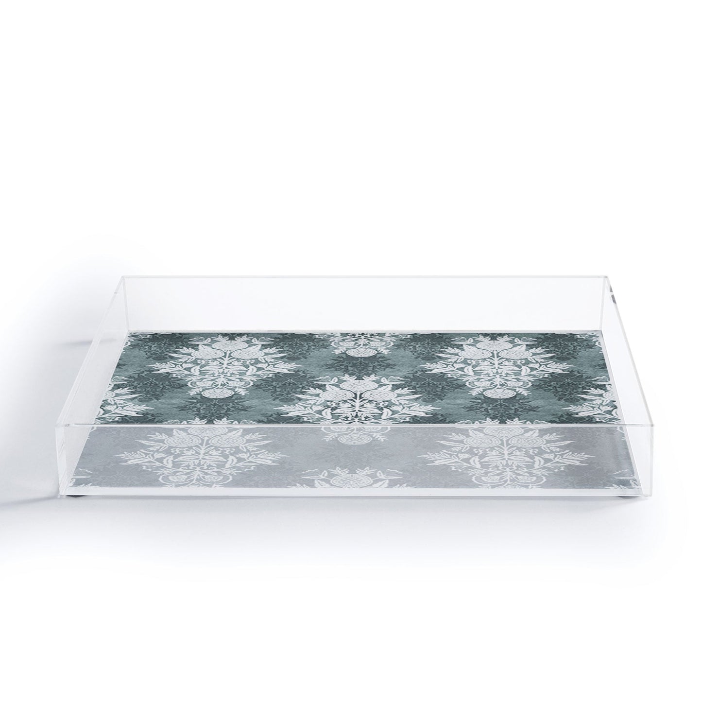 Marta Barragan Camarasa Antique Victorian Floral Acrylic Tray