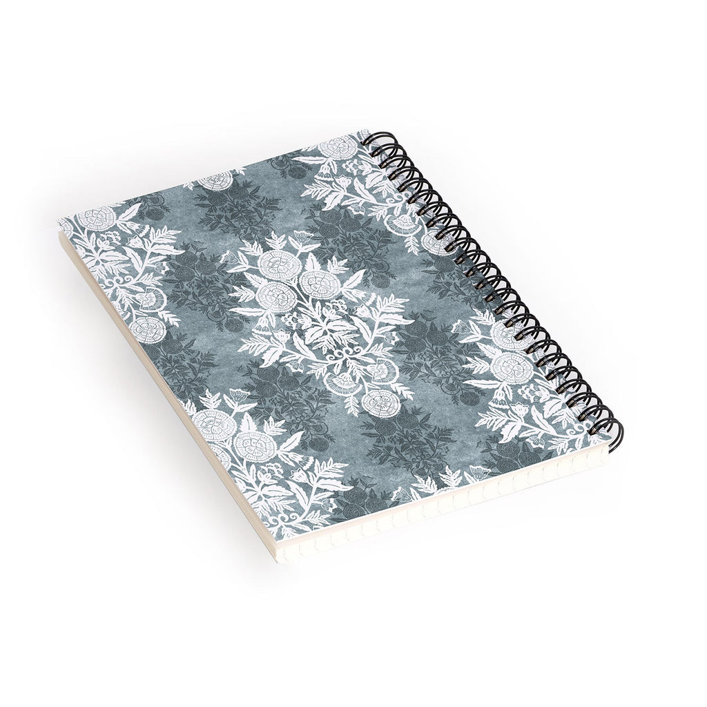 Marta Barragan Camarasa Antique Victorian Floral Spiral Notebook