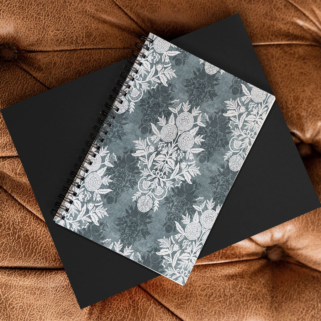 Marta Barragan Camarasa Antique Victorian Floral Spiral Notebook