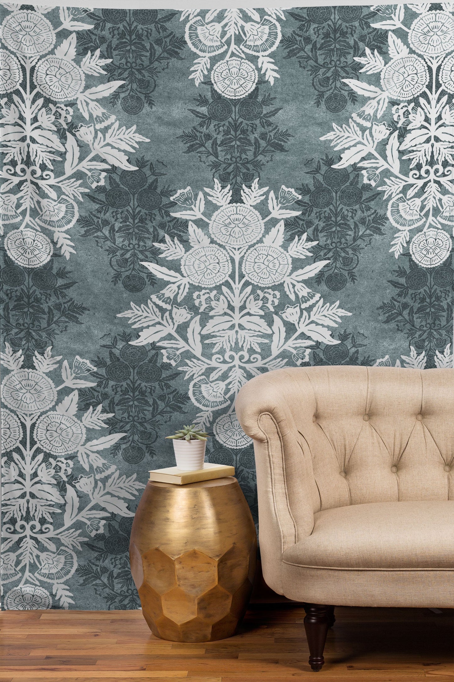 Marta Barragan Camarasa Antique Victorian Floral Tapestry
