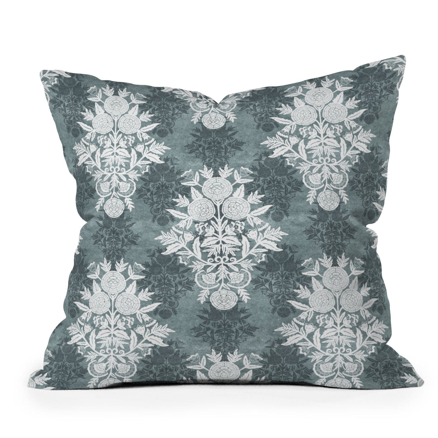 Marta Barragan Camarasa Antique Victorian Floral Outdoor Throw Pillow