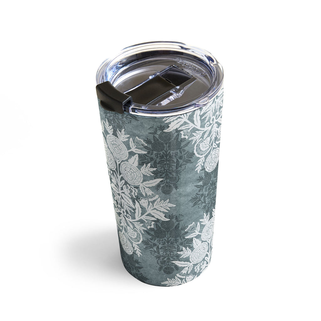 Marta Barragan Camarasa Antique Victorian Floral Travel Mug