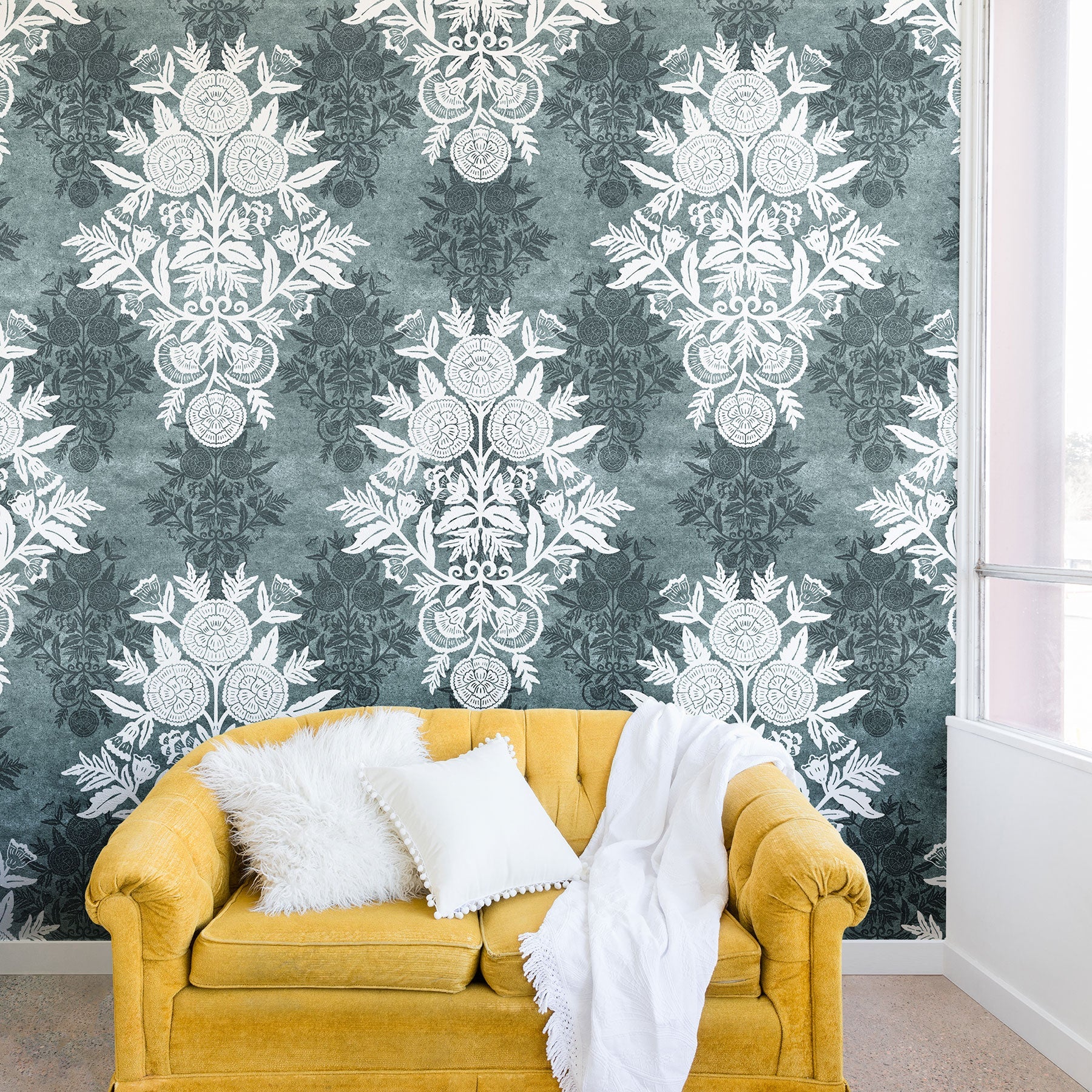 Marta Barragan Camarasa Antique Victorian Floral Wall Mural