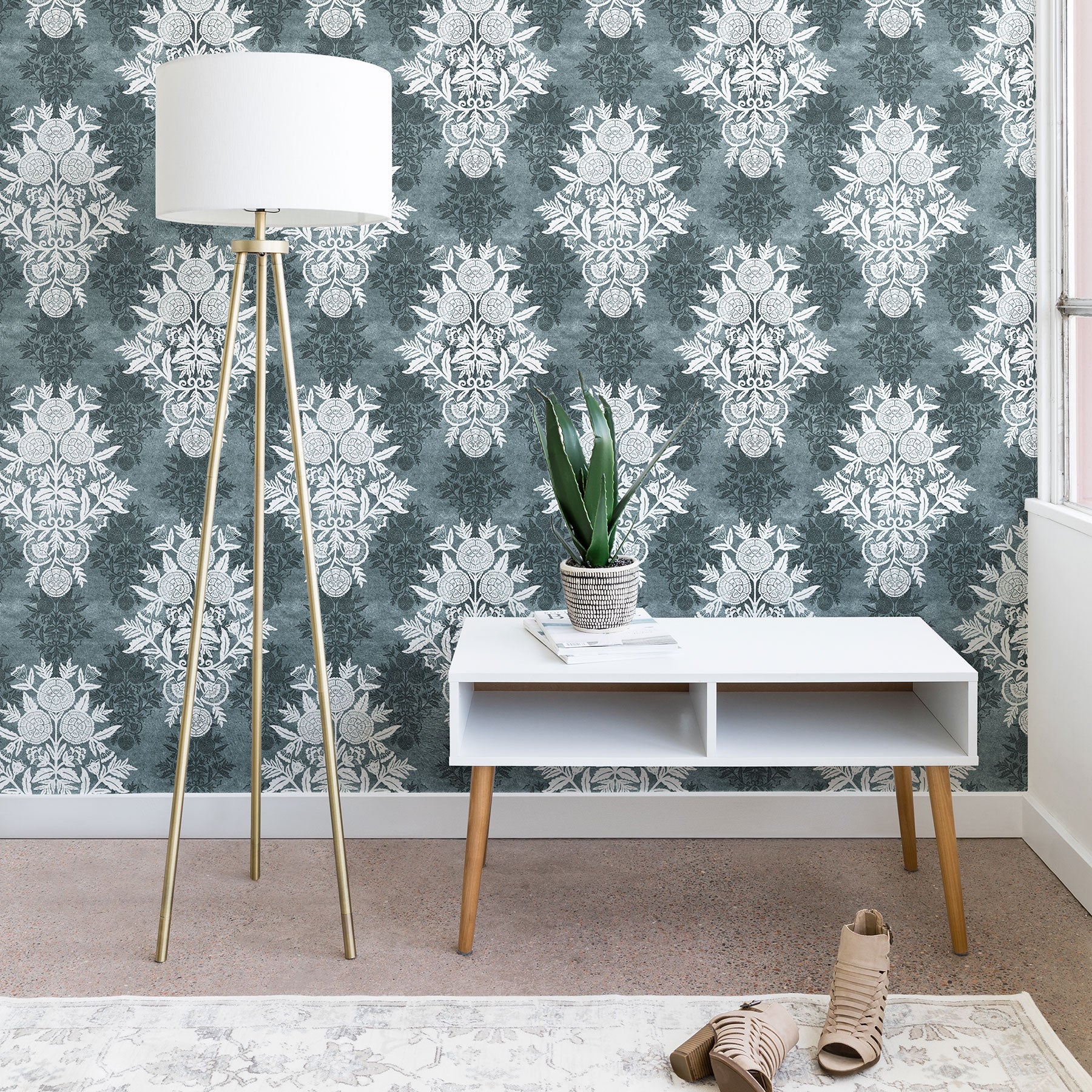 Marta Barragan Camarasa Antique Victorian Floral Wallpaper
