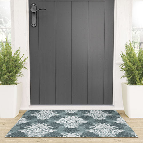 Marta Barragan Camarasa Antique Victorian Floral Welcome Mat