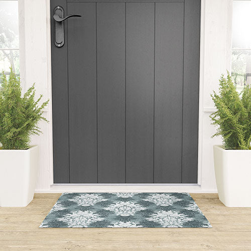 Marta Barragan Camarasa Antique Victorian Floral Welcome Mat