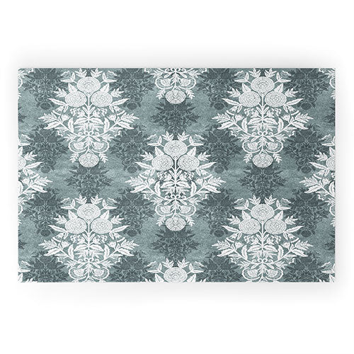 Marta Barragan Camarasa Antique Victorian Floral Welcome Mat