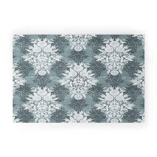 Marta Barragan Camarasa Antique Victorian Floral Welcome Mat