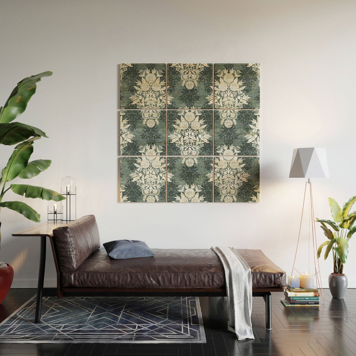 Marta Barragan Camarasa Antique Victorian Floral Wood Wall Mural