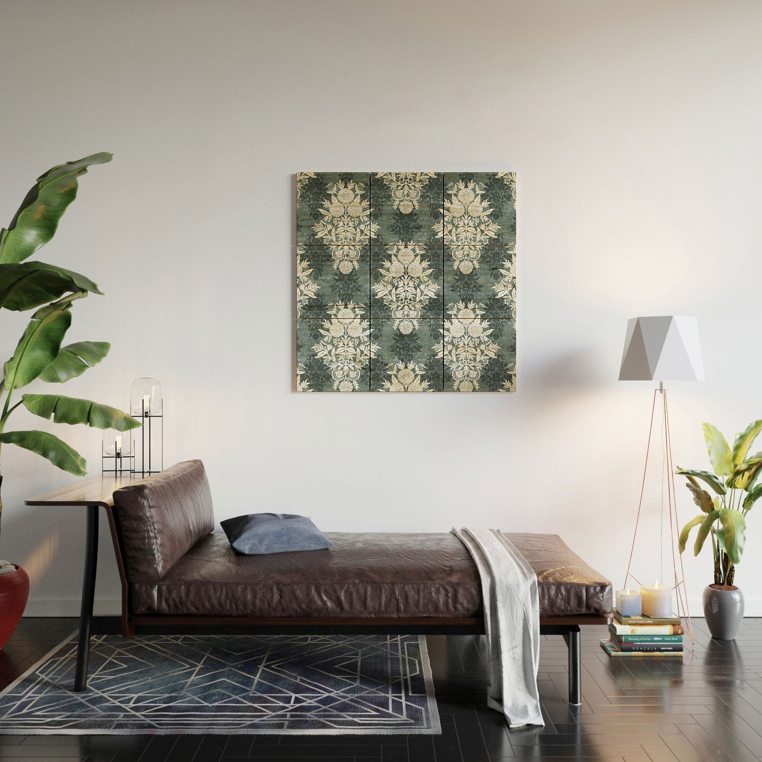 Marta Barragan Camarasa Antique Victorian Floral Wood Wall Mural