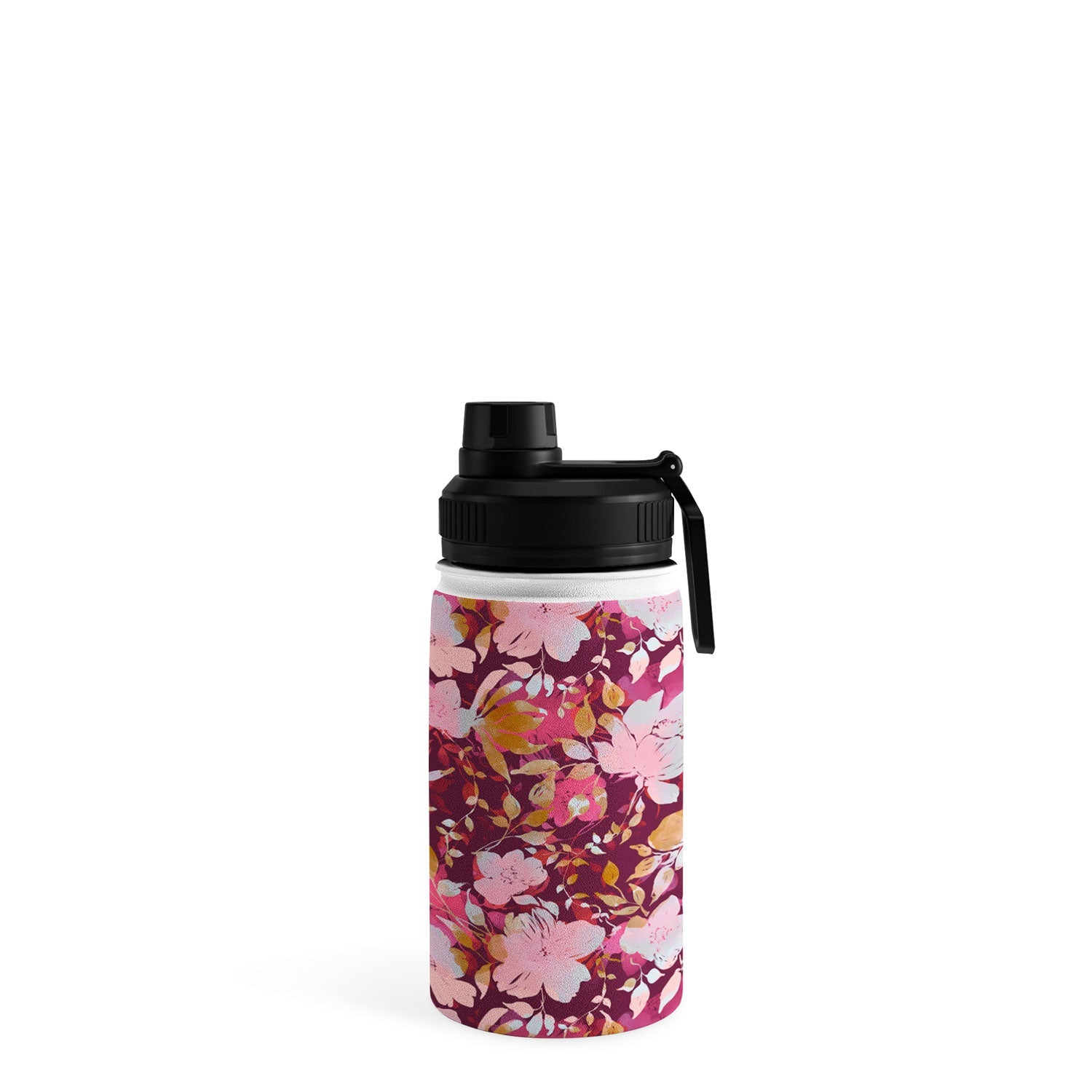 Marta Barragan Camarasa Blossoming Burgundy Fall Water Bottle