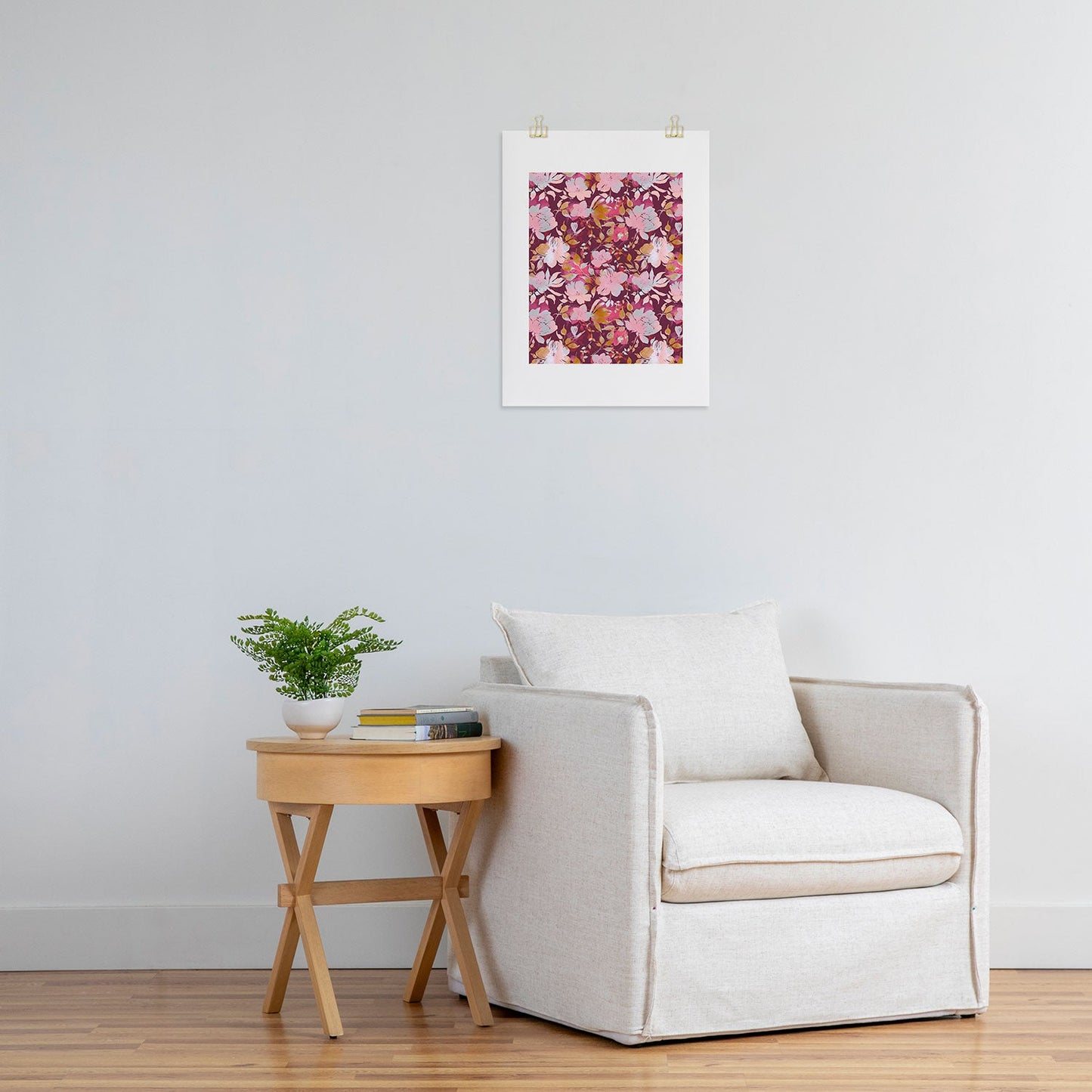 Marta Barragan Camarasa Blossoming Burgundy Fall Art Print