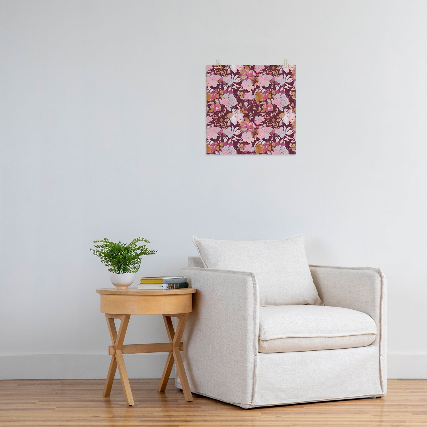 Marta Barragan Camarasa Blossoming Burgundy Fall Art Print