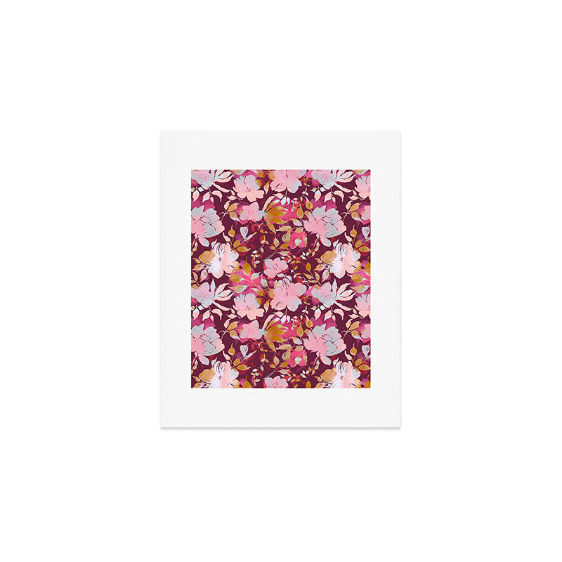Marta Barragan Camarasa Blossoming Burgundy Fall Art Print