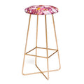Marta Barragan Camarasa Blossoming Burgundy Fall Bar Stool