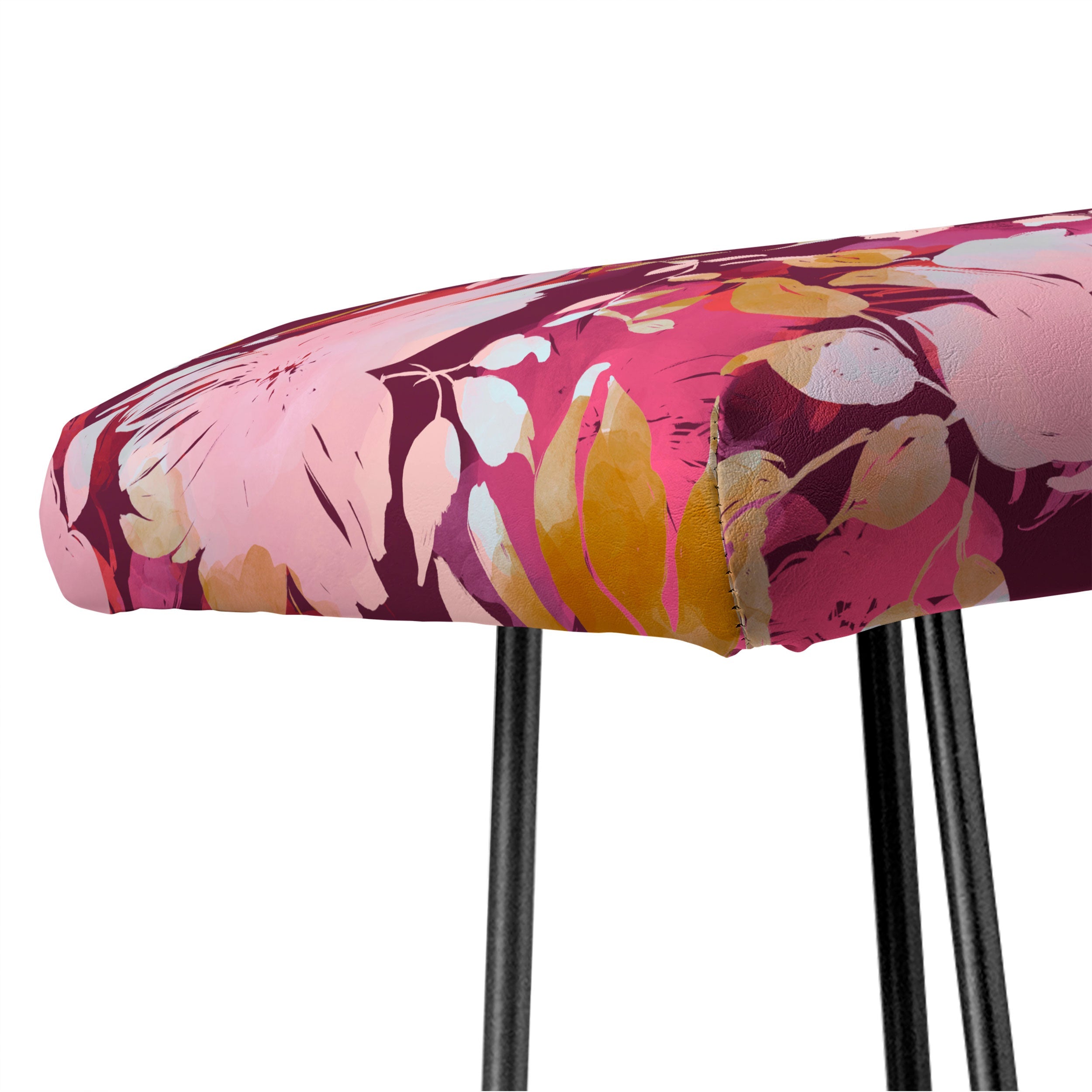 Marta Barragan Camarasa Blossoming Burgundy Fall Bench