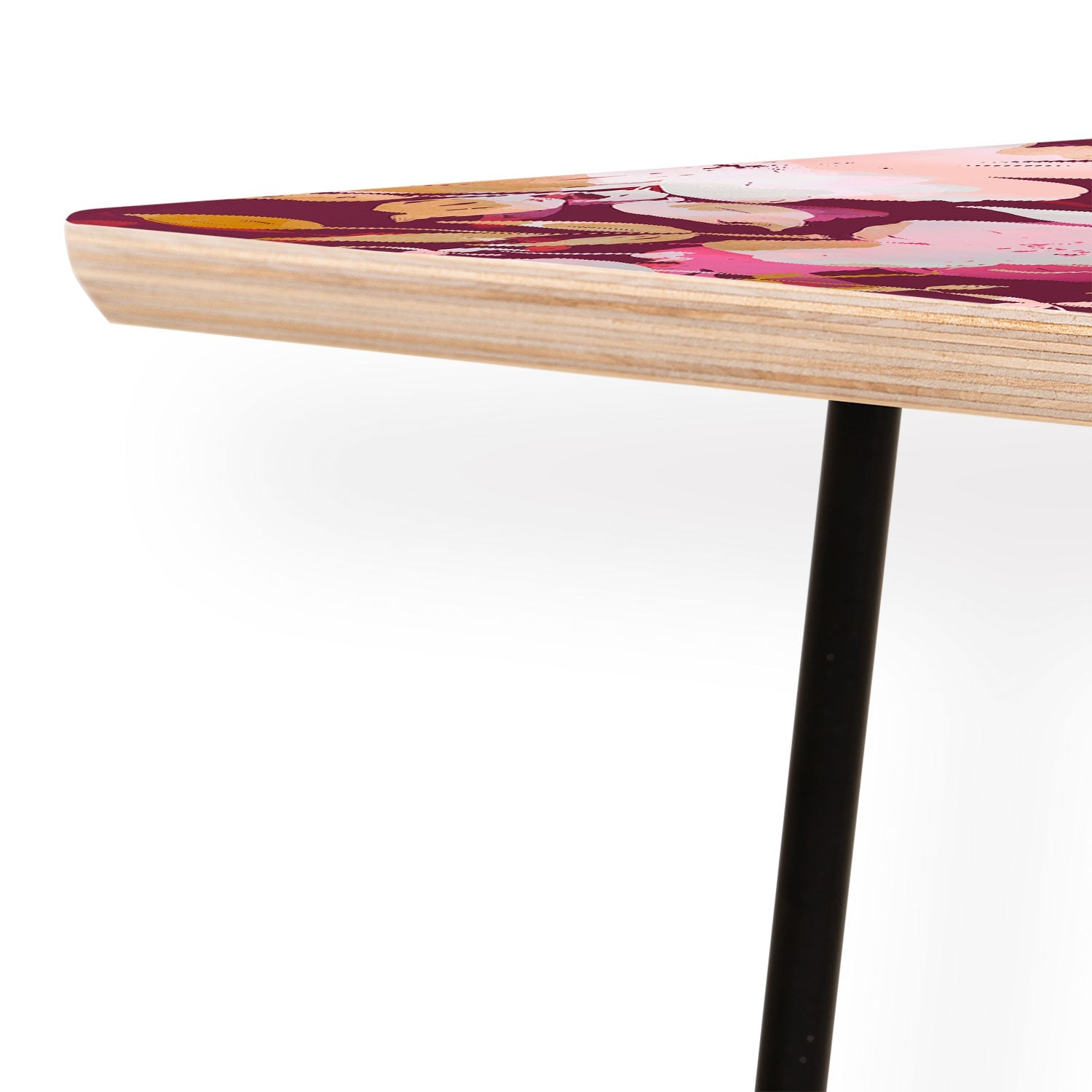 Marta Barragan Camarasa Blossoming Burgundy Fall Coffee Table