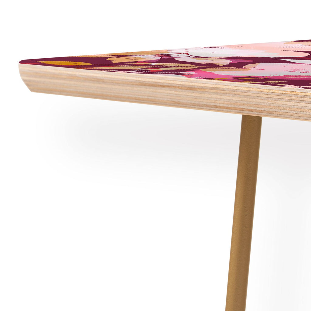 Marta Barragan Camarasa Blossoming Burgundy Fall Coffee Table