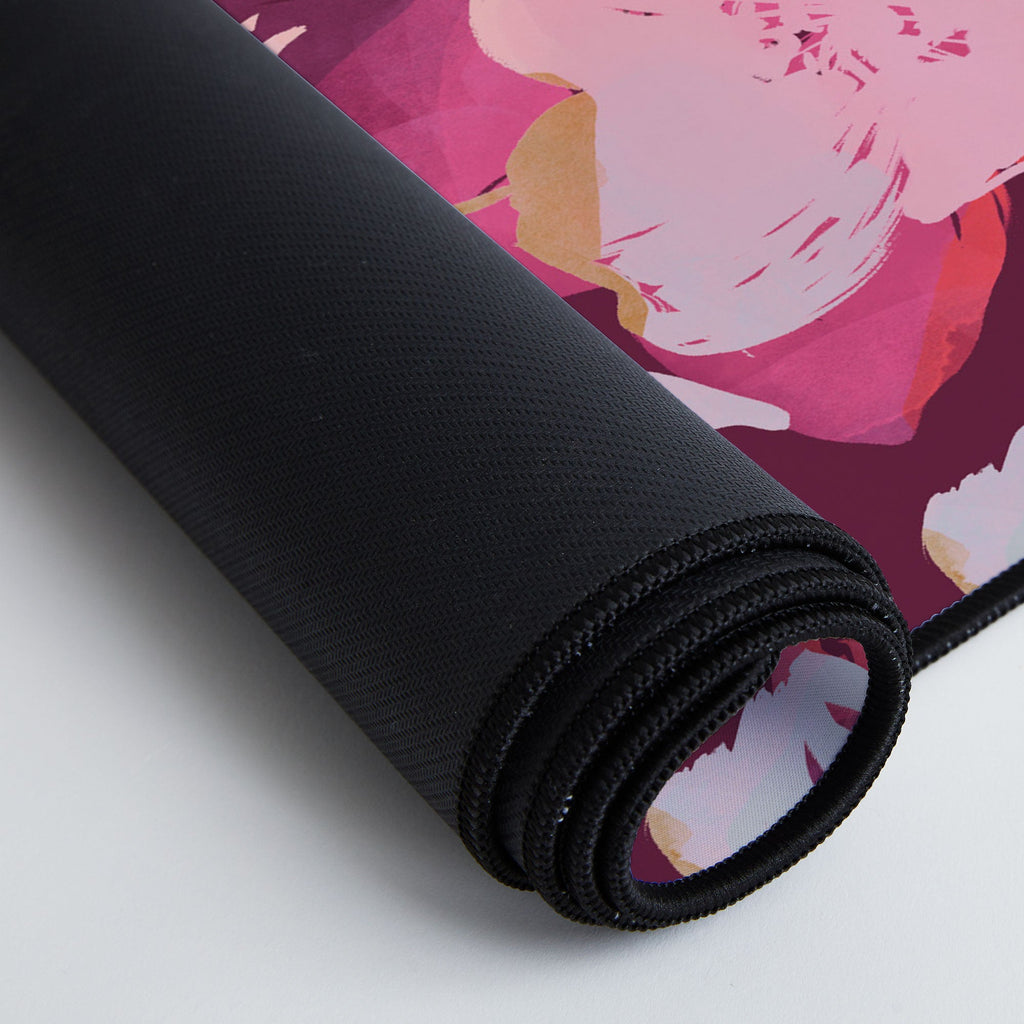 Marta Barragan Camarasa Blossoming Burgundy Fall Desk Mat