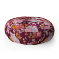 Marta Barragan Camarasa Blossoming Burgundy Fall Floor Pillow Round