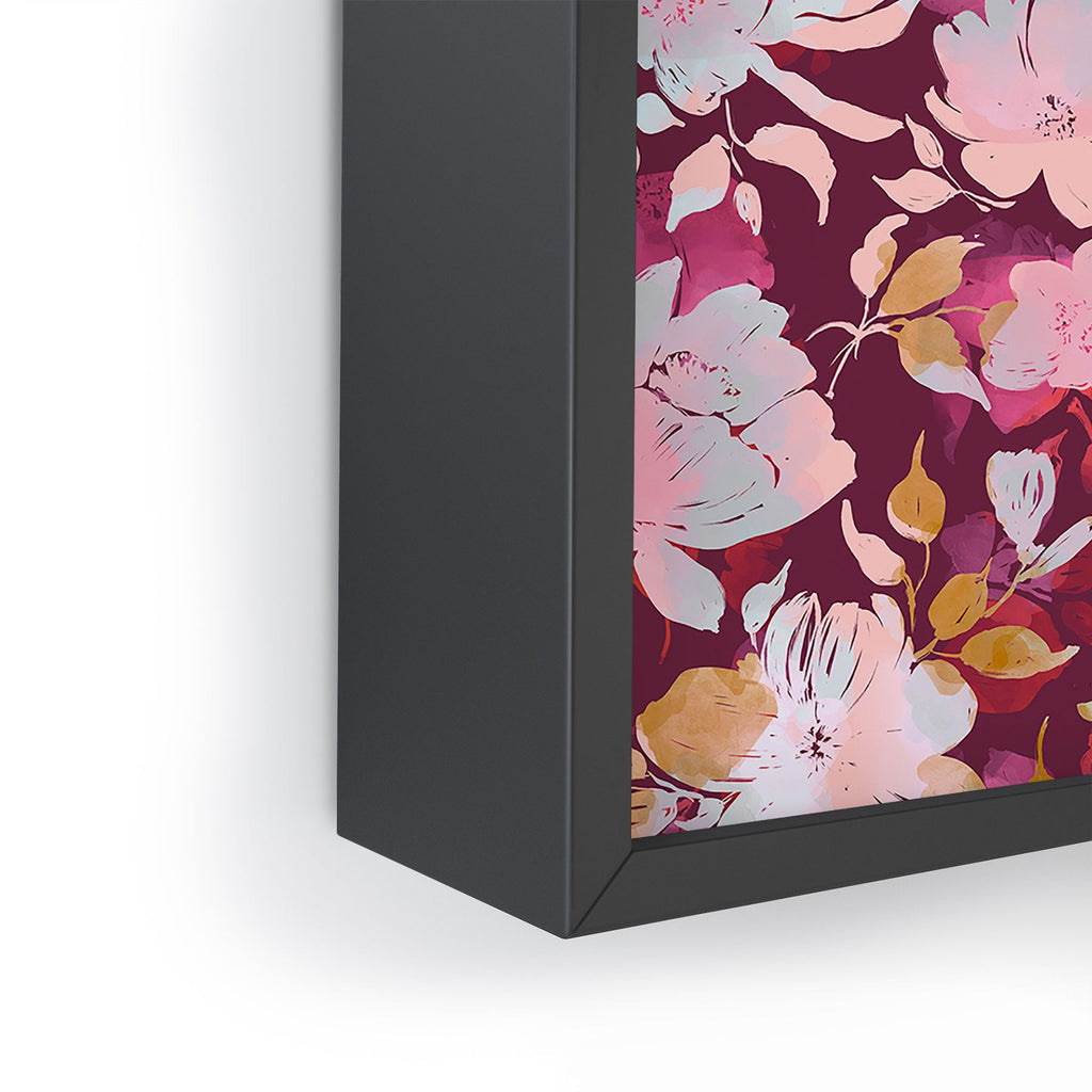 Marta Barragan Camarasa Blossoming Burgundy Fall Framed Mini Art Print
