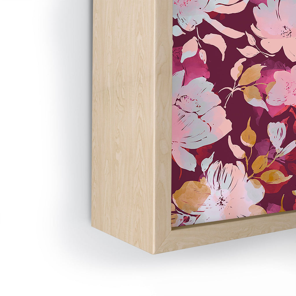 Marta Barragan Camarasa Blossoming Burgundy Fall Framed Mini Art Print