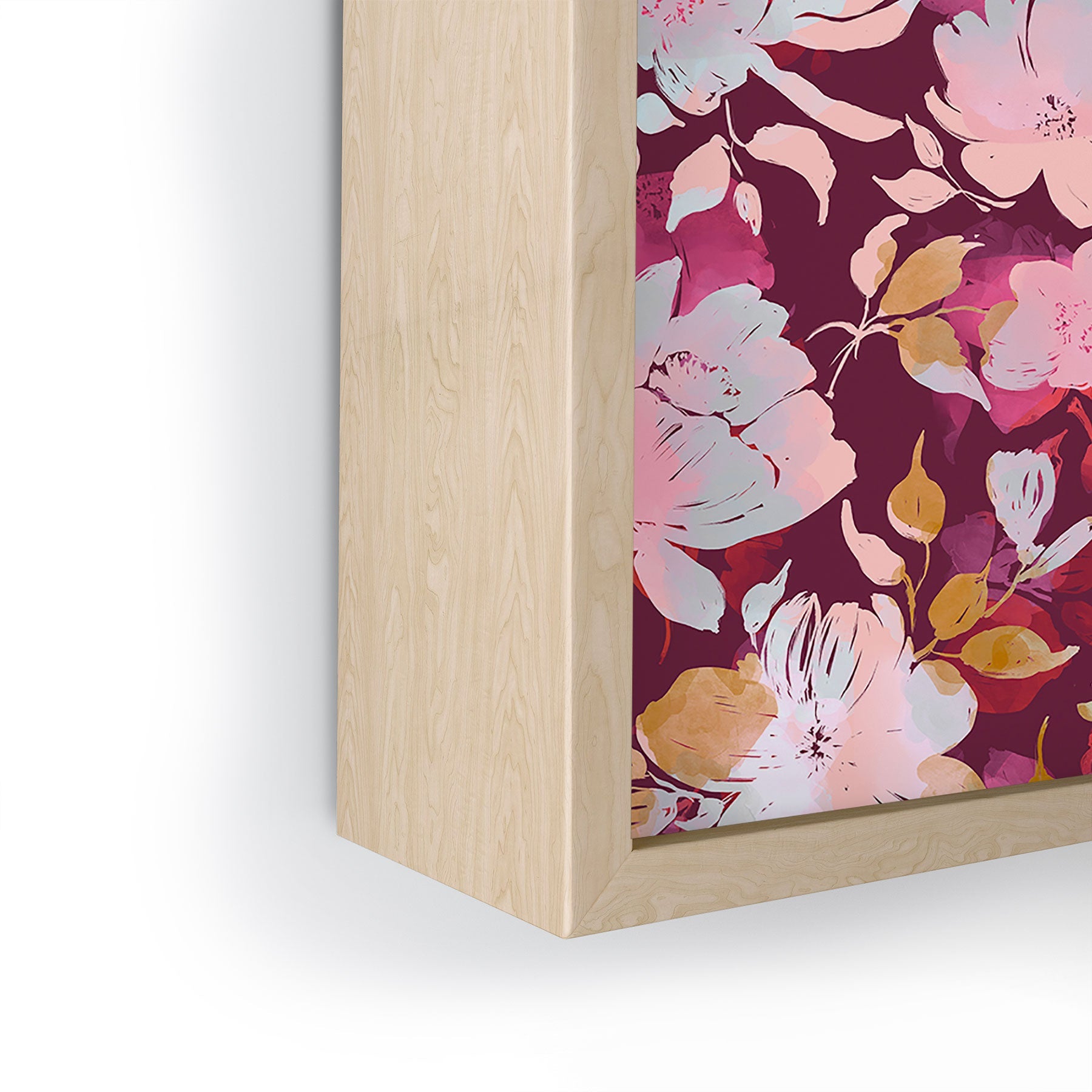 Marta Barragan Camarasa Blossoming Burgundy Fall Framed Mini Art Print