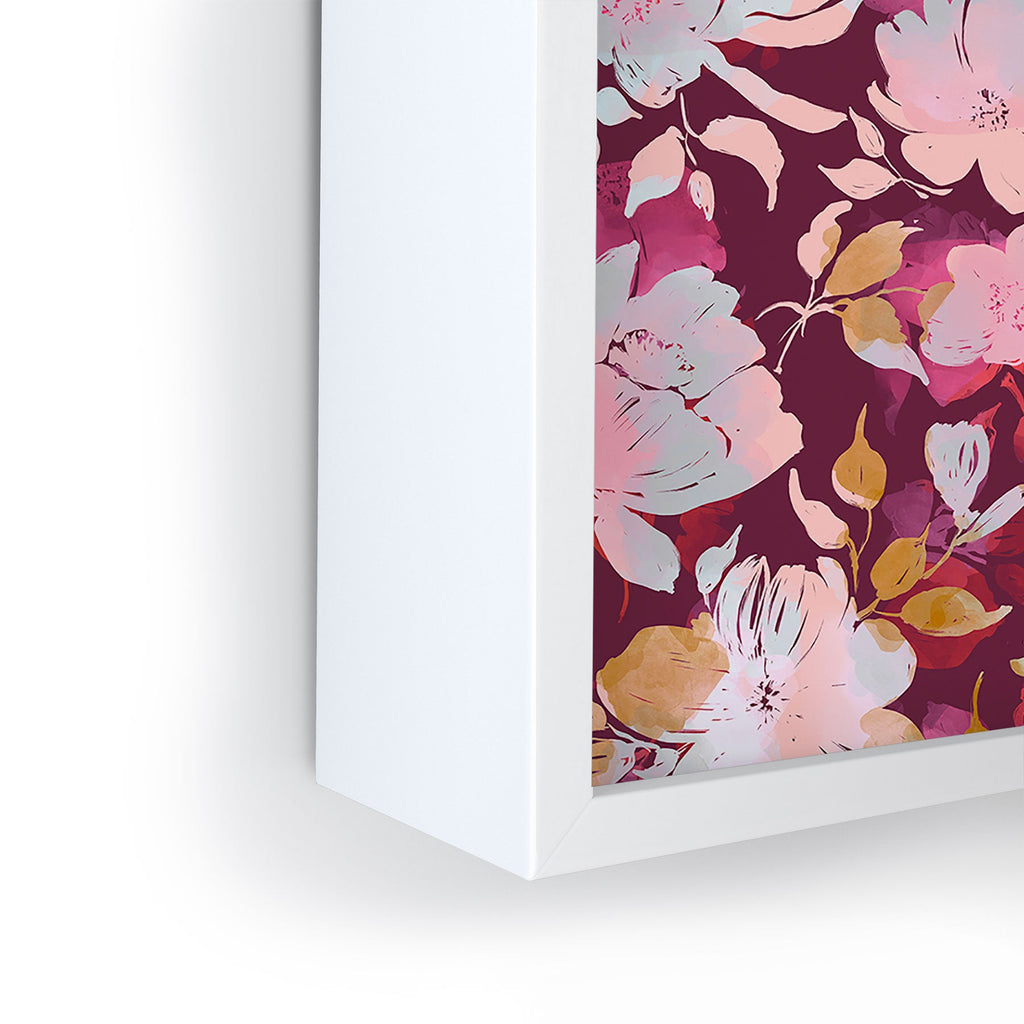 Marta Barragan Camarasa Blossoming Burgundy Fall Framed Mini Art Print