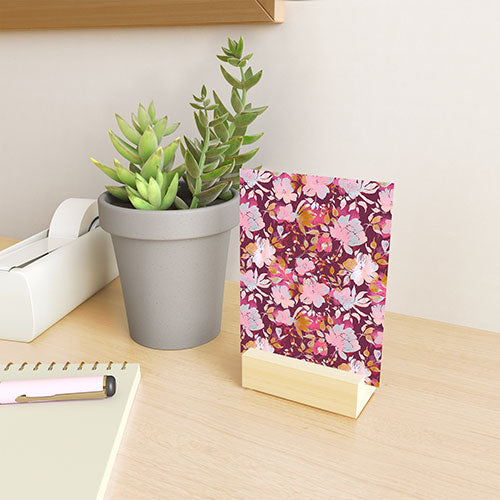 Marta Barragan Camarasa Blossoming Burgundy Fall Mini Art Print
